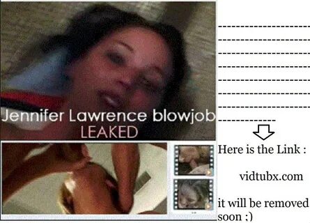 Slideshow jennifer lawrence blowjob video.