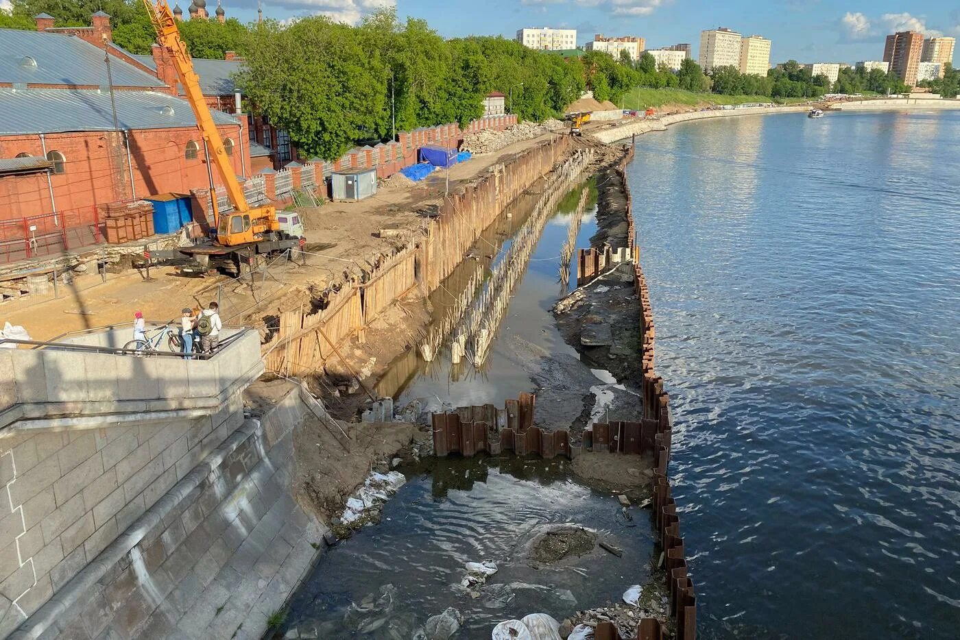 План реконструкции Крутицкой набережной