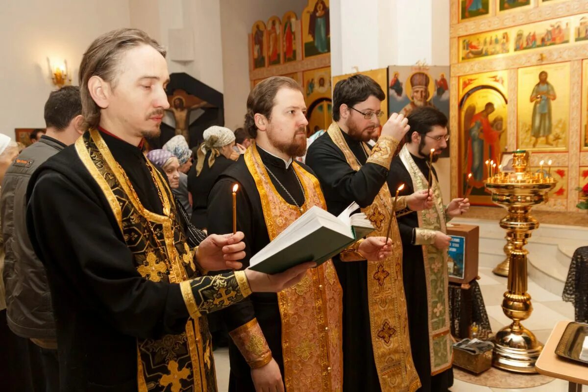 Соборование в никольском храме. Таинство Соборования.