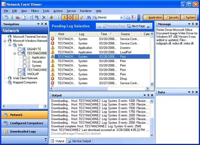 Net events. Event viewer. network viewer. программа эвент. net view.