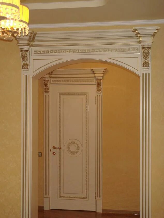 лепнина из полиуретана а129. 55. лепнина на дверной проем. дверные порталы из гипса. обрамление дверного проема.