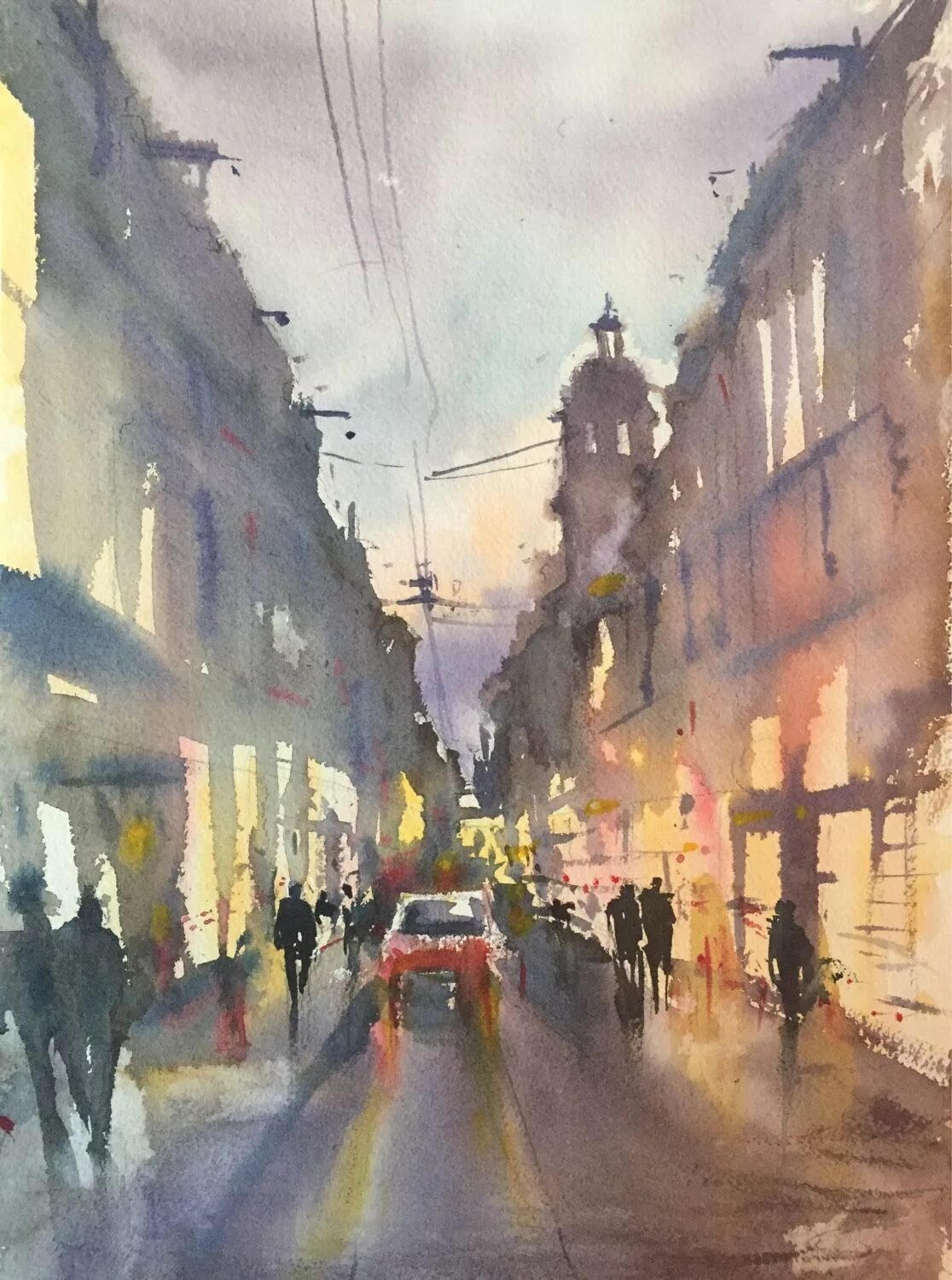 Вечер акварель картинки. Владимир тупоршин акварель городской пейзаж. Художник владимир тупоршин акварель. Художник владимир тупоршин акварель. Вечер акварелью.