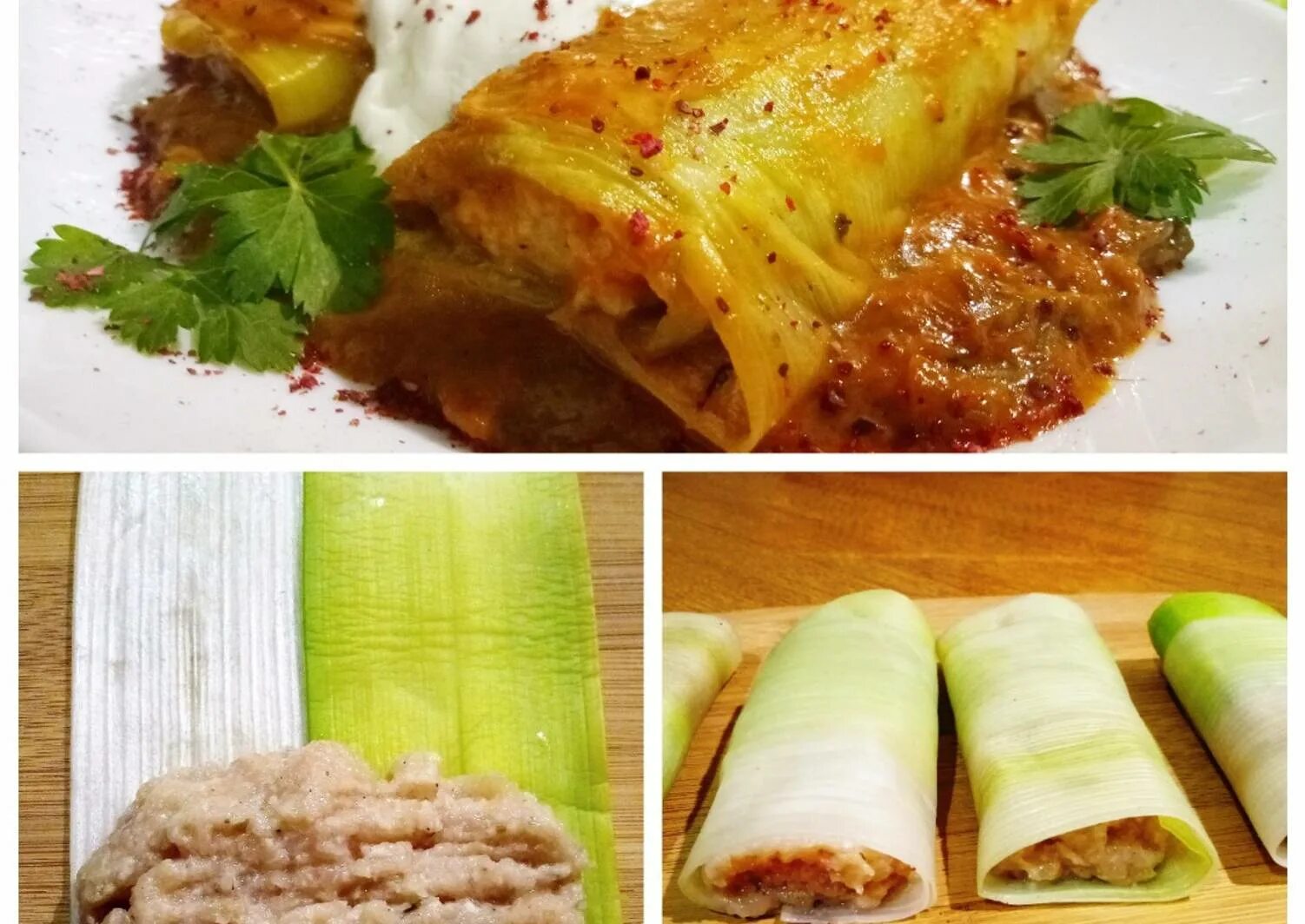 Голубцы из савойской капусты с грибами (без мяса), пошаговый рецепт на 1132 ккал