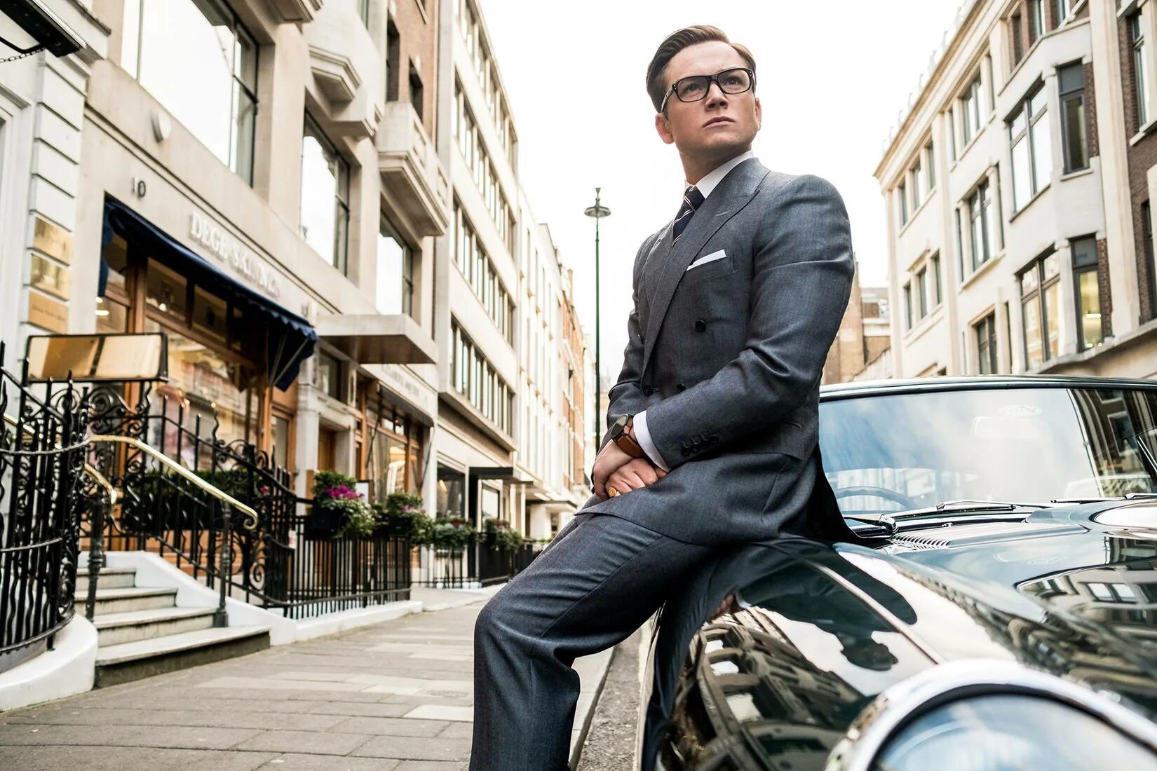 The men in the suit. The men in the suit