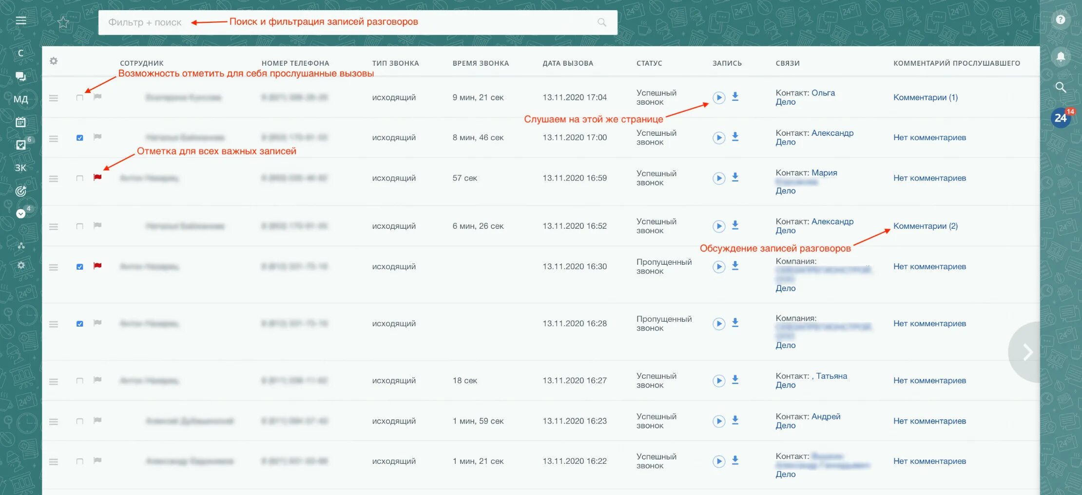 Прослушка звонков сотрудников. Аналитики звонков CRM. Список сотрудников Битрикс 24. Записи звонков в Битрикс. Как прослушать разговор который был