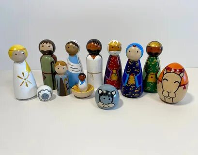nativity set peg dolls Cheap Sell - OFF 60