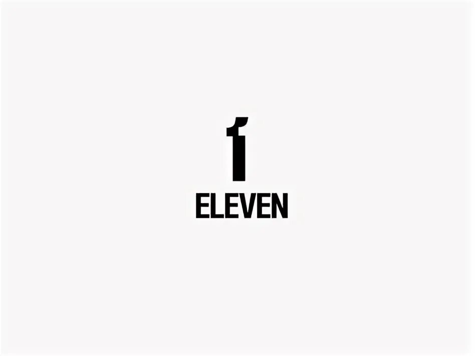 Цифра 11 картинка. Eleven надпись. Слово eleven. Слово eleven. 7 eleven логотип.