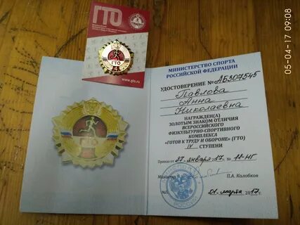 Золотой значок гто 6 ступени