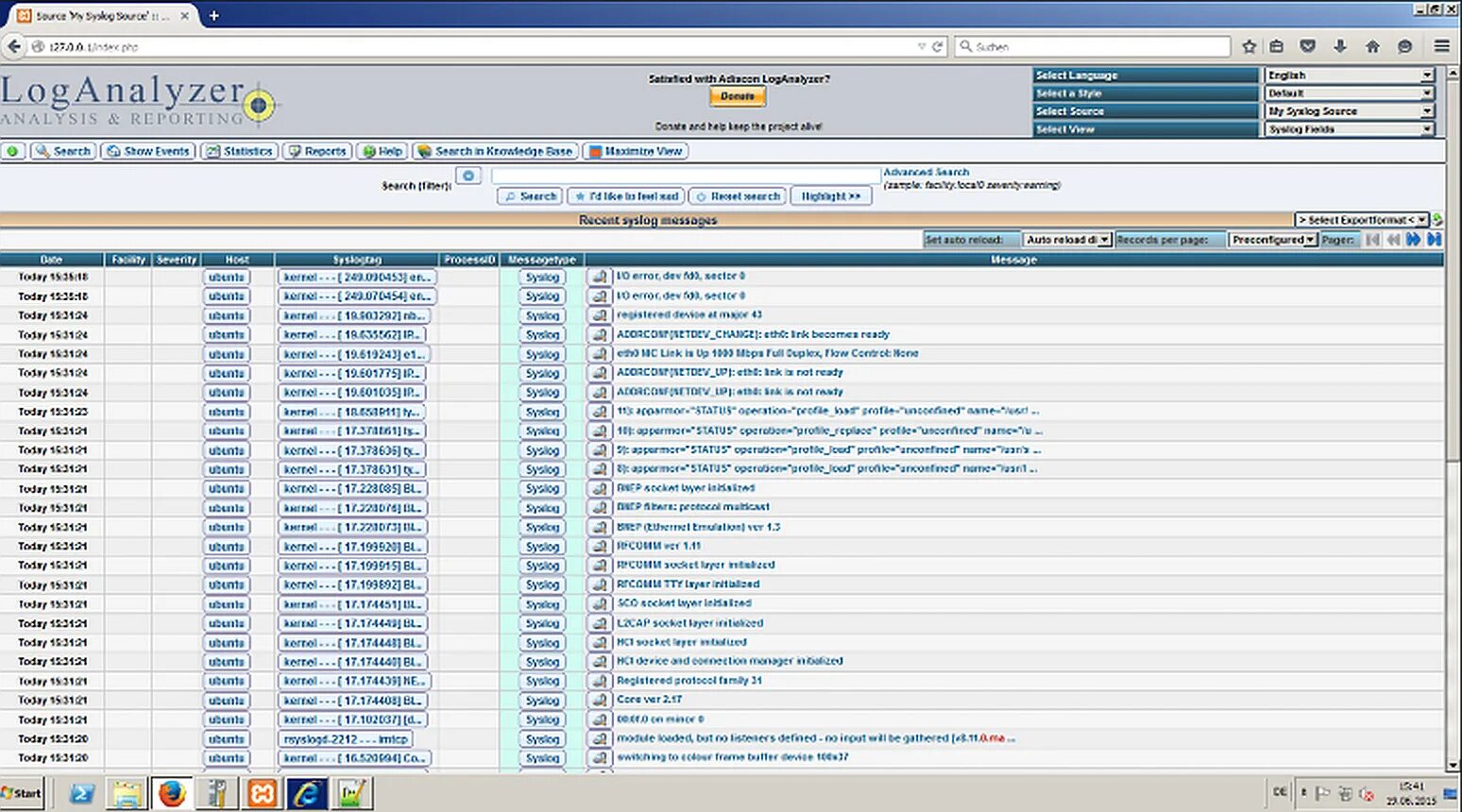 Log syslog. LOGANALYZER. Анализаторы Лог файлов. Syslog. Установка Syslog.