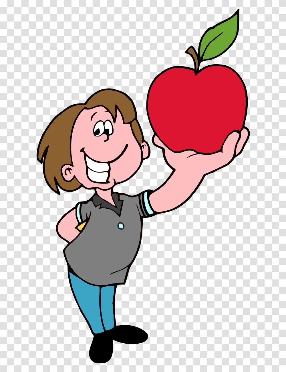 He an apple