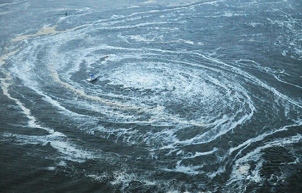 Землетрясение в воде