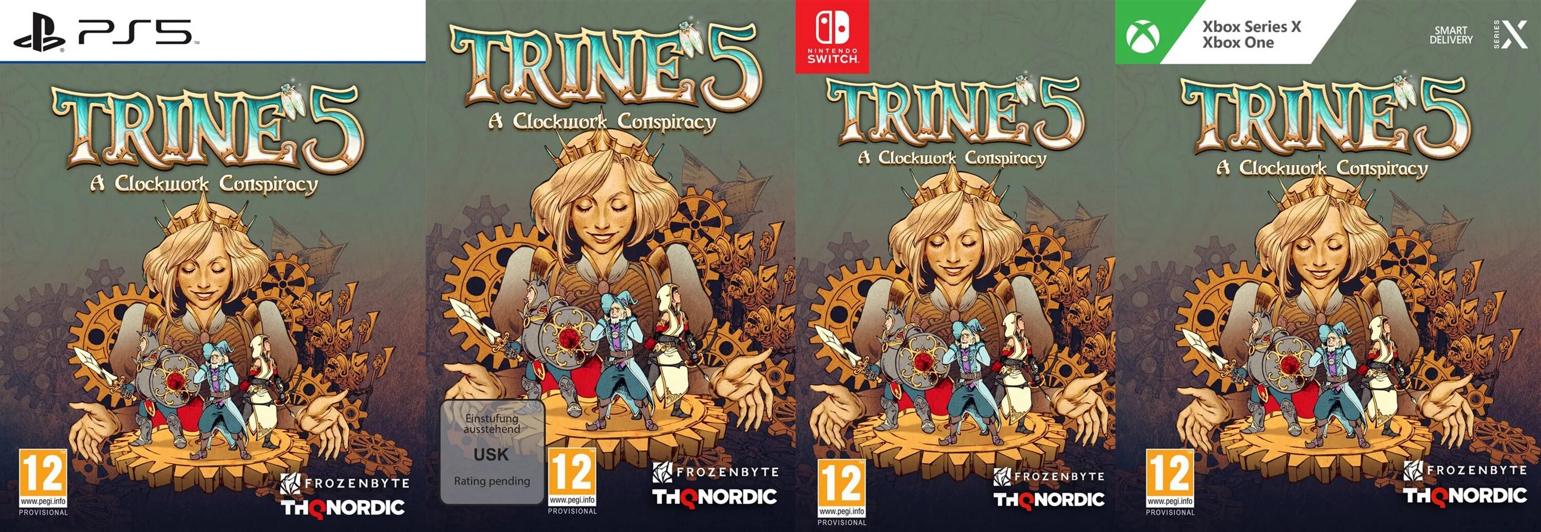 Trine 5 a clockwork. Игра trine 5. trine 5: a clockwork conspiracy. trine 5: a clockwork conspiracy игра. trine 5: a clockwork conspiracy головоломки.