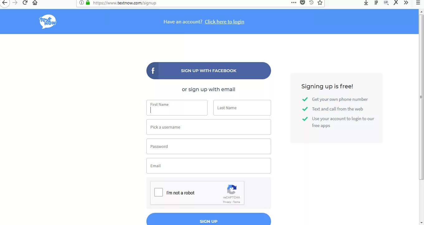 Login here. TEXTNOW регистрации. Как зарегистрироваться в TEXTNOW. TEXTNOW как получить номер. Окно регистрации аккаунта.