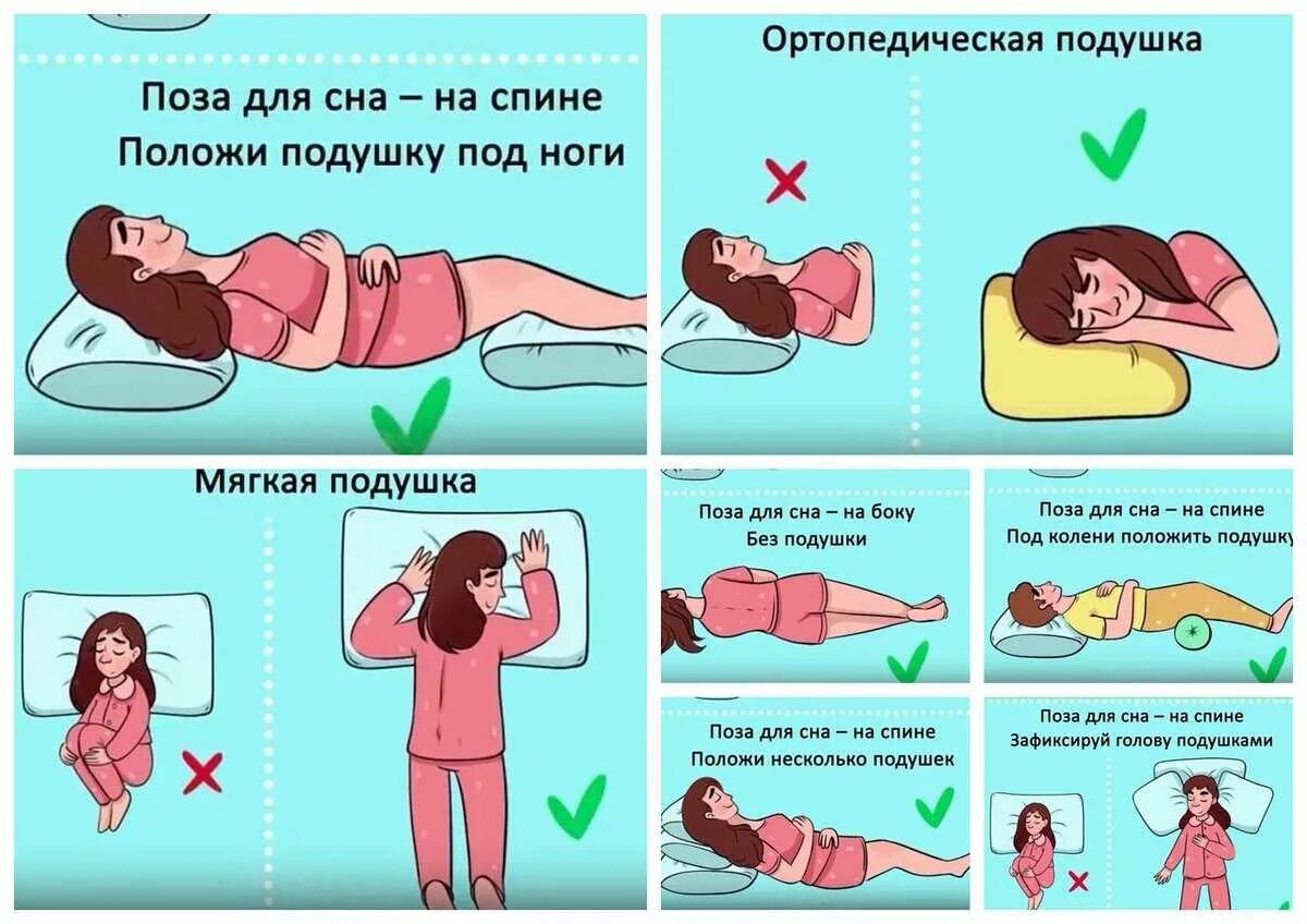 Как правильно спиш. Правильное положение для сна. Правильная поза для сна. Безопасные позы для сна. Положение для сна беременной.