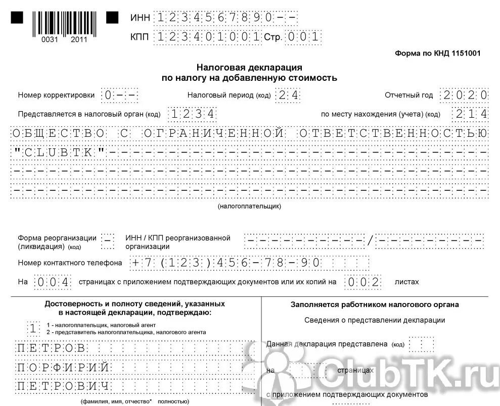 Декларация 2021 бланк. Налоговая декларация по НДС 2022 бланк. Декларация по НДС В 2021 году. Форма по КНД 1151001. Код налоговой декларации 1151001.