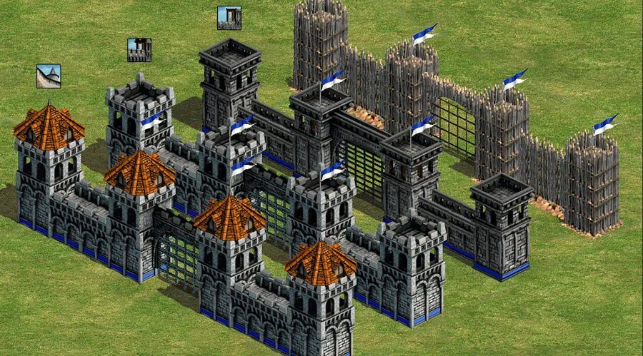 Замок age of Empires 2. Age of Empires 2 крепость. Средневековый замок age of Empires. Замки в AOE 2.