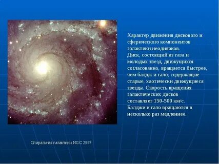 Скорости звезд в галактике