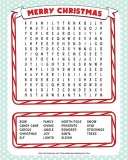 Christmas wordsearch
