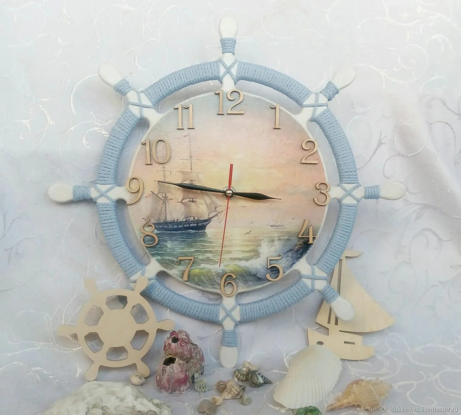 Часы морская тематика. Часы морская тематика