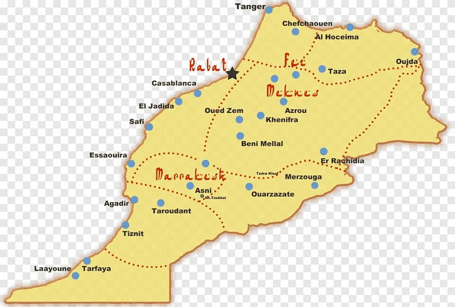 Map Of Morocco High-Res Vector Graphic - Getty Images