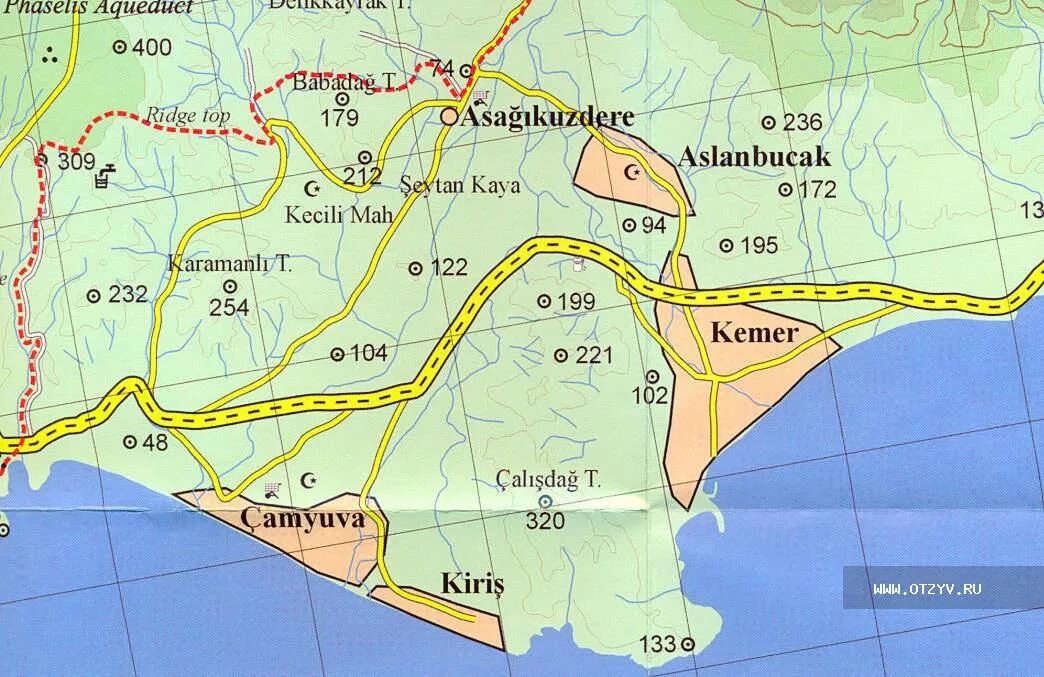 Кириш Кемер Турция на карте. Поселок кириш на карте Турции. Посёлок кириш в Кемере на карте. Карта Кемера с поселками.