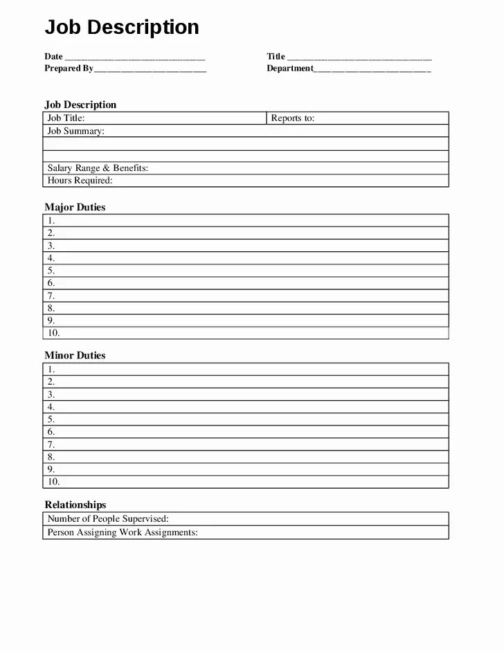 Job description Template. Job description Word Template. Job description пример. Form description