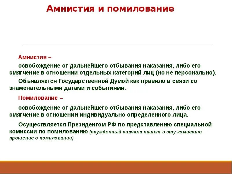 Разграничение амнистии и помилования. Амнистия и помилование. Помилование понятие. Амнистия презентация. Понятие амнистии.