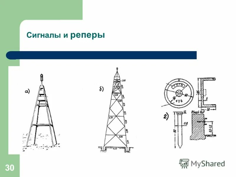 расстояния между реперами