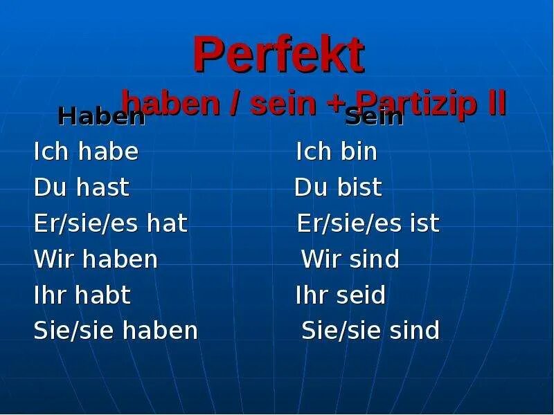 Haben sein perfekt в немецком. Haben или sein в немецком языке в перфекте. Perfekt глаголов sein, haben. Глаголы haben и sein в немецком языке perfekt.