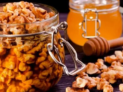 Грецкий орех с медом курагой