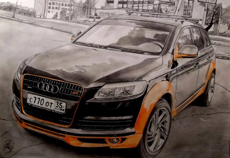 Рисунки q. Audi q7 Sketches. Audi q7 Art. Рисунок Audi q7. Audi q8 Crayon.