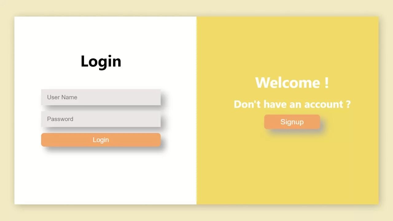 Sign up code. Sign up form. sign up page. login and sign up form. login signup.