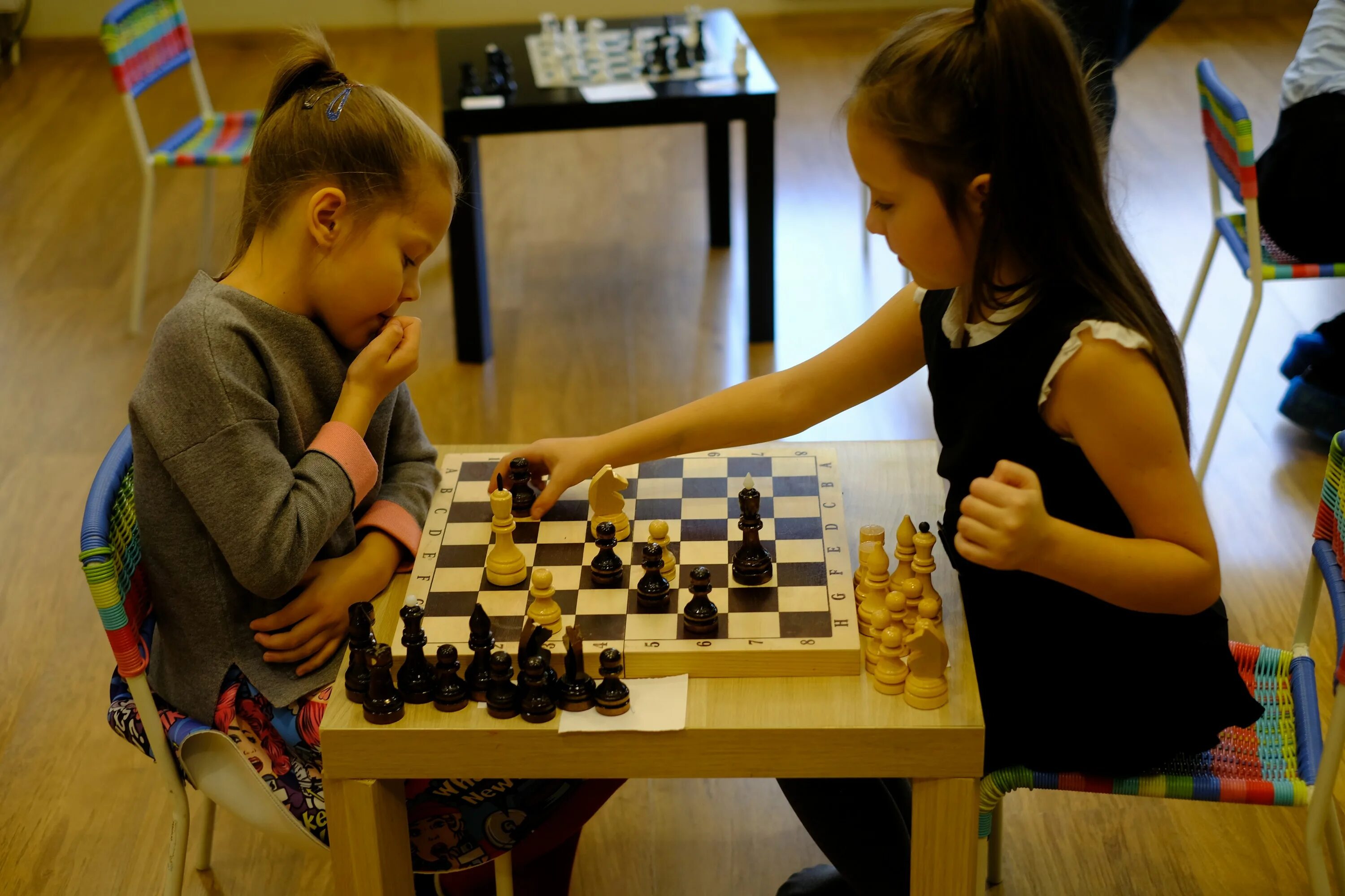 Урок шахматы в 1 классе