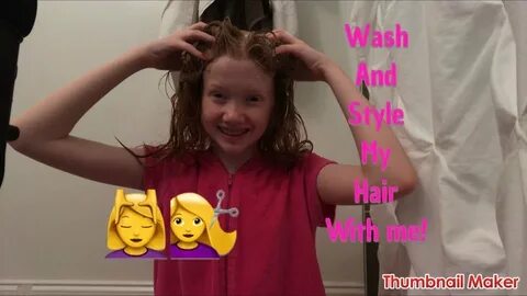 I wash my hair it snow