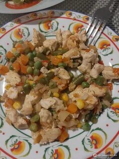 Рецепт с мексиканской смесью и курицей