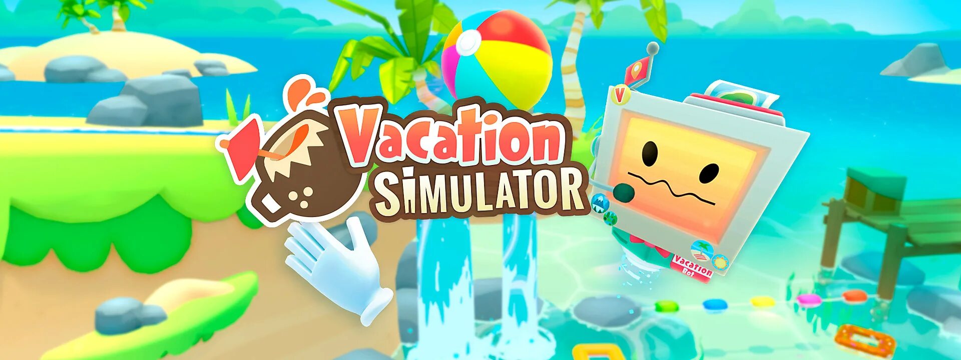 Vacation vr. Симулятор отпуска. Симулятор отдыха ВР. Джоб симулятор VR. Vacation Simulator VR.