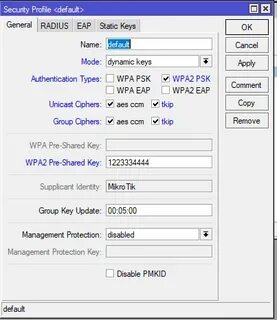 Wpa2 psk aes