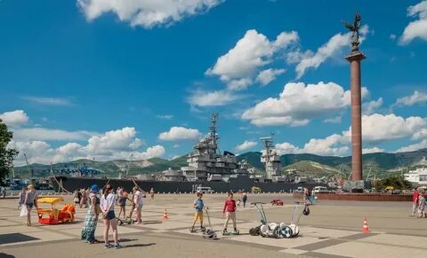 Туристы в новороссийске