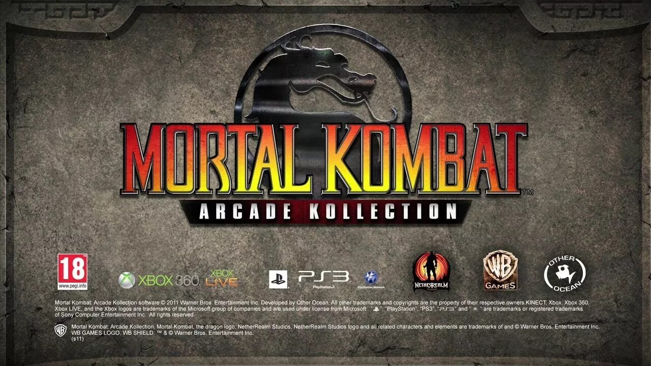 Мортал комбат регистрация. Mortal Kombat Arcade collection ps3. Мортал комбат Arcade Kollection. Mortal Kombat Arcade collection Xbox 360. Mortal Kombat 5 Arcade.