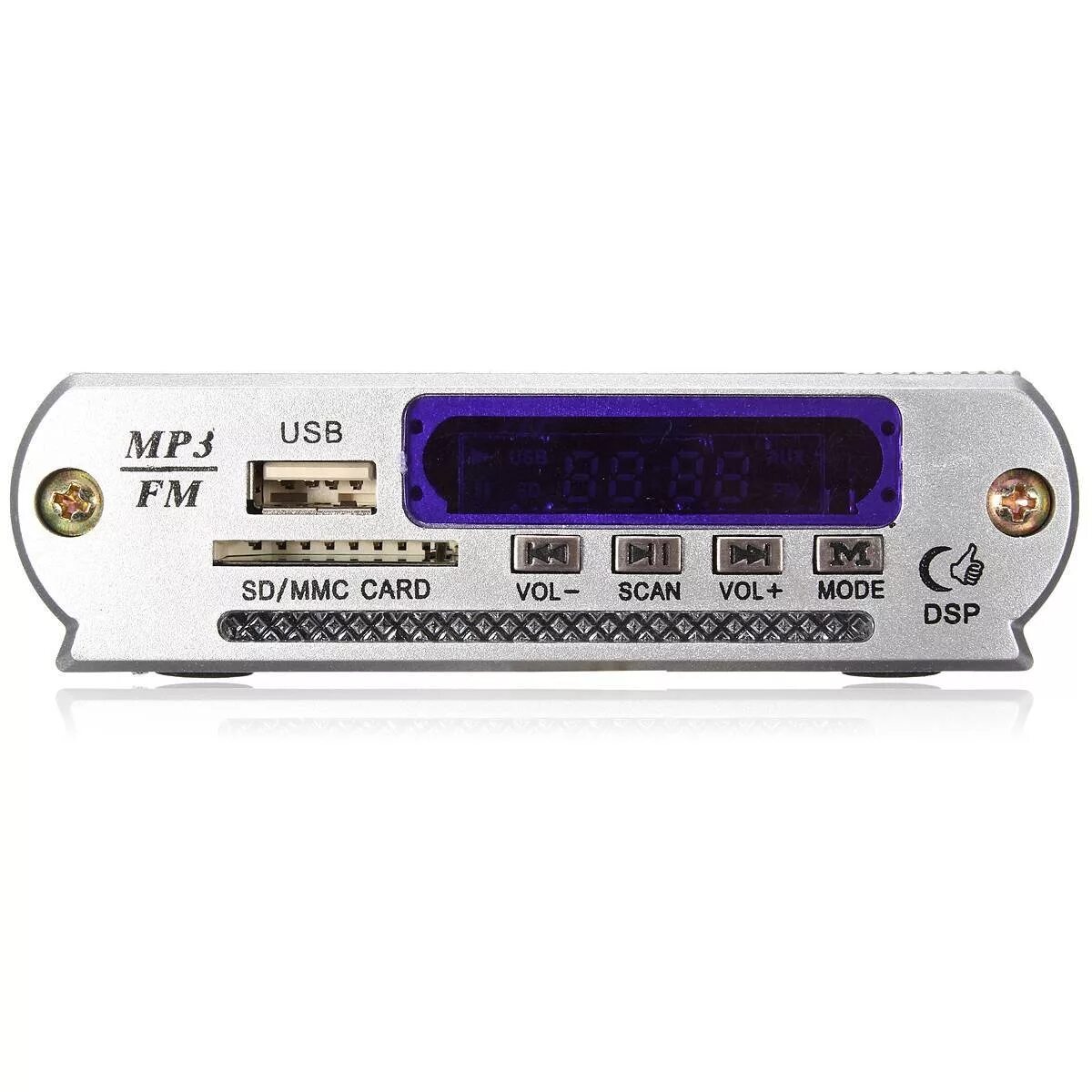 Приставка блютуз мп3 CD автомобильный мини усилитель. MMC U-72902. Rec Shift >i Mode Vol- Vol Digital Audio Player USB SD/MMC Card. Как сделать проигрыватель для USB И SD карты из старого радиоприемника.