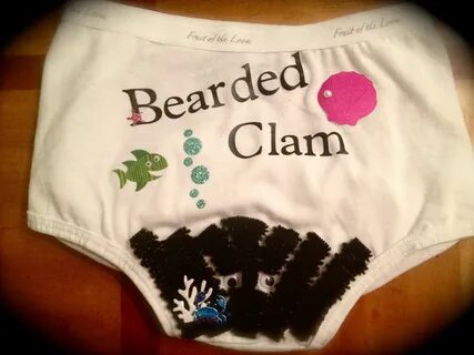 Bearded Clam Bush Panty for your Bachelorette by VenusSociety, $12.99 Bachl...