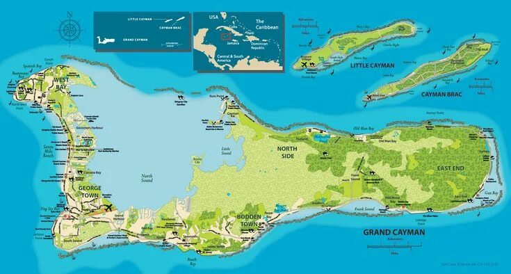 Cayman Islands Maps & Facts Grand cayman, Cayman islands, Cayman island