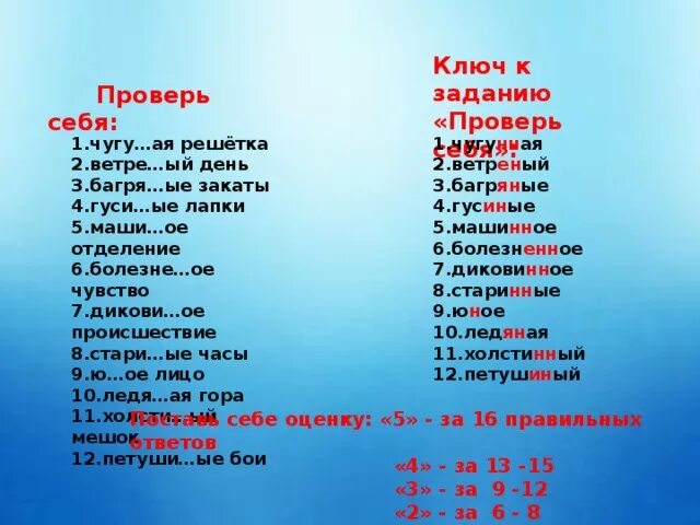 Багря н нн ый закат. Имена с двумя буквами. Слово собственный с 2 буквами н. Слова с суффиксом н и окончанием ый. Стекля…ый, холстя...Ой, стриже…ый, ши...ый, Ути…ый.