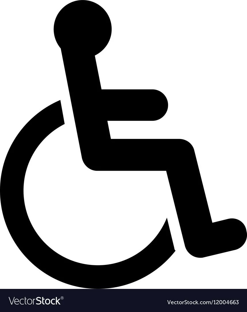 Значок инвалида на белом фоне. Disable icon. Кресло коляска иконка. Пиктограмма инвалид. Disable icon.