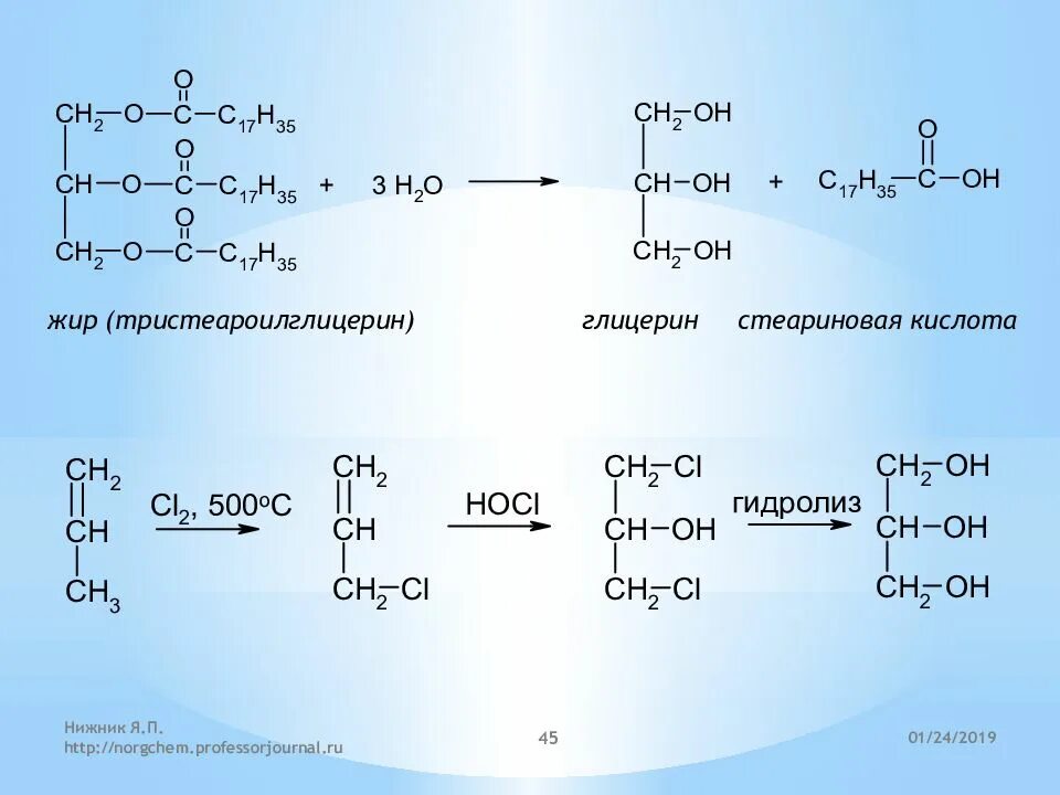 Глицерин триглицерид стеариновой кислоты. Взаимодействие глицерина со стеариновой кислотой. Гидролиз глицерин стеариновая с17h25сooh. Образование жира из глицерина и олеиновой кислоты. Гидролиз жира стеариновой кислоты.