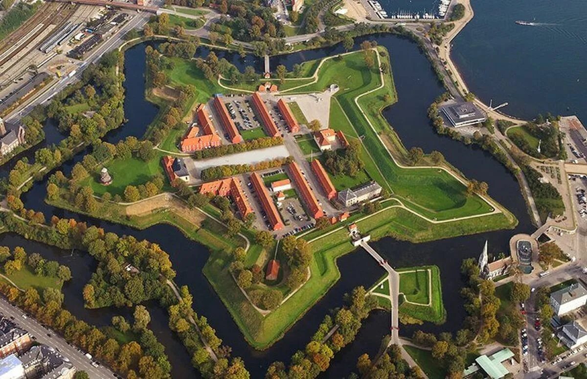 Звезда бастион. Крепость Кастеллет в Копенгагене.