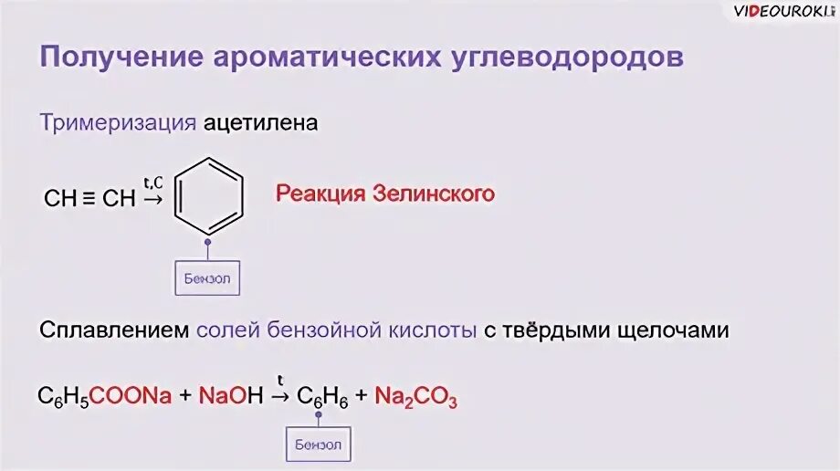 Способы получения ароматических углеводородов. Ароматические углеводороды реакция тримеризации. Ароматические углеводы получение. Получение ароматических углеводородов тримеризация ацетилена.