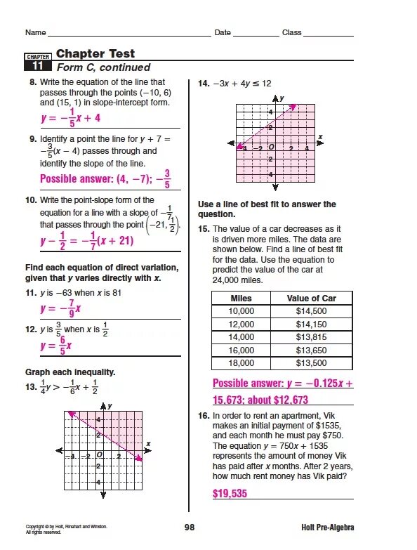 Ch test. Geometry Chapter 11 Test. Quadratic equation 2 answer Key. Geometry 6 form Test. Math for 7 Grade Worksheets Geometry.