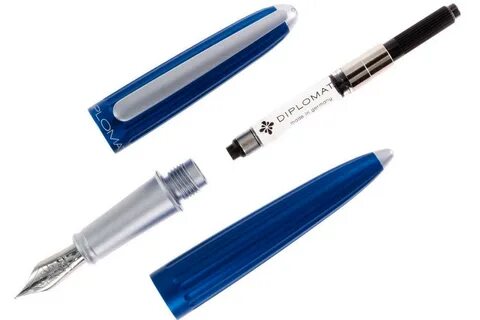 Перьевая ручка Diplomat Aero Blue, D40306023. 
