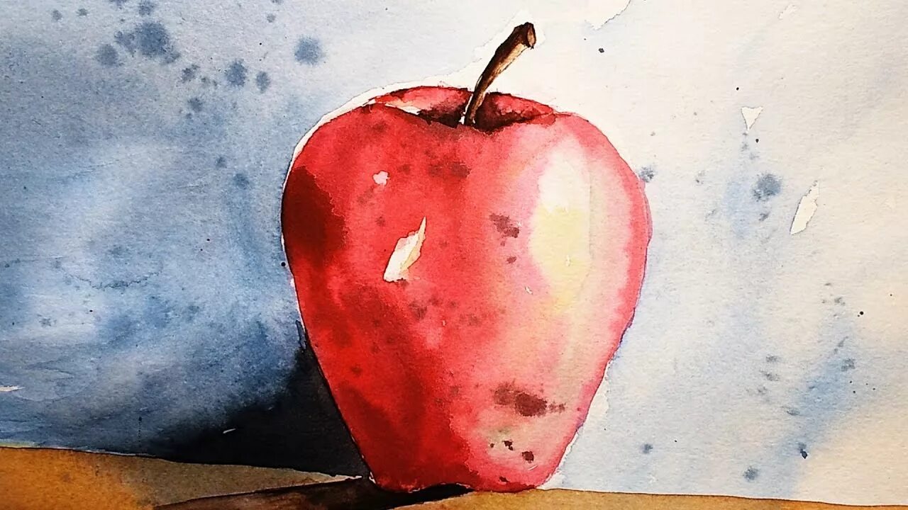 Рисунок яблоко красками. Акварельное яблоко. Яблоко красками. Красное яблоко акварелью. Яблоко красками акварель.